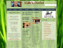 Tablet Screenshot of alansoutlet.com